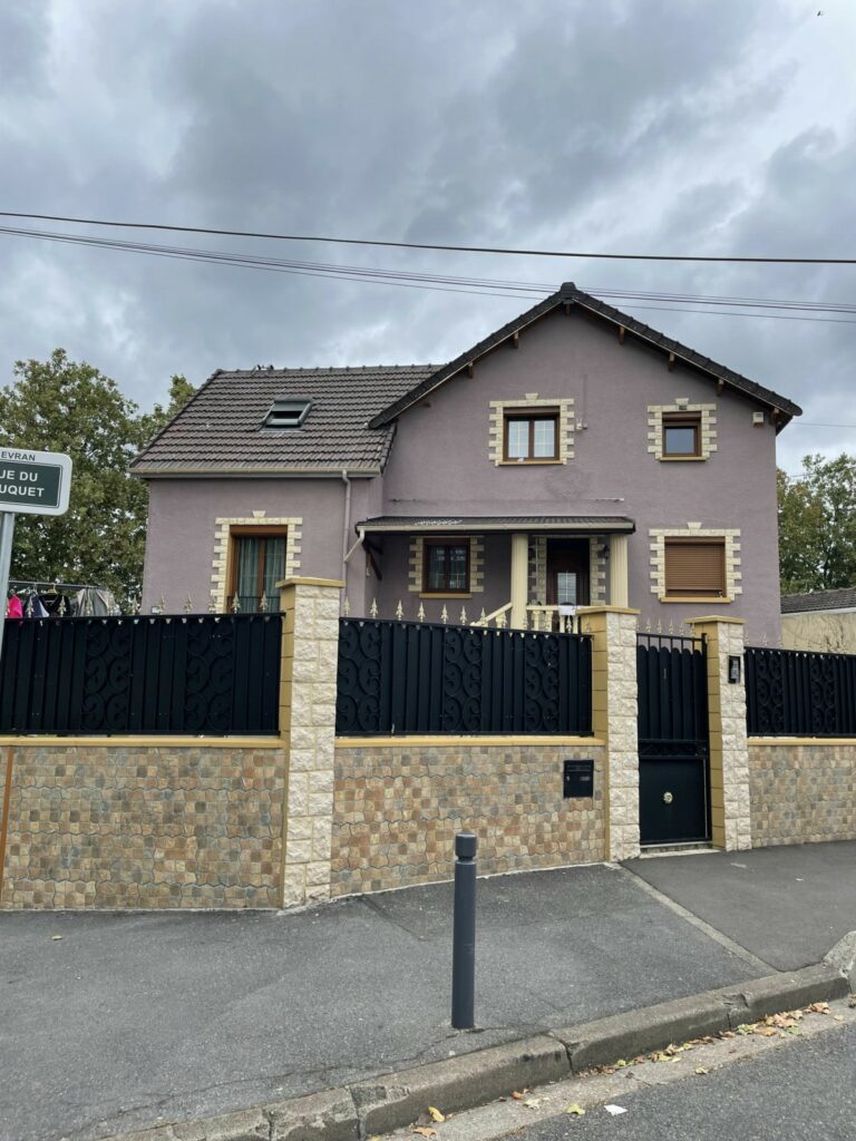  avant peinture clôture