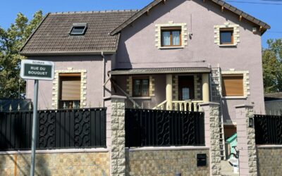 Peinture murs de clôture Maison 93 Sevran