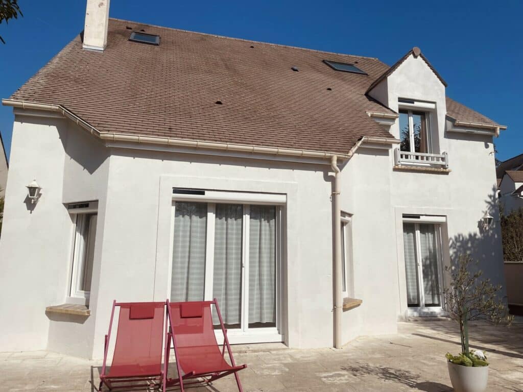 APRES peinture appliquée maison située à 95 Soisy sous Montmorency