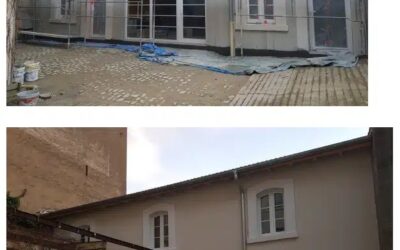 Ravalement façade 95 (95570) Bouffémont – crépi, reprise fissures