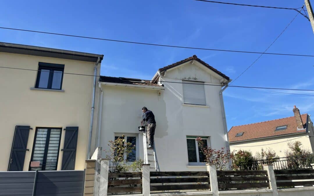 Ravalement façade  95 & peinture extérieures boiserie